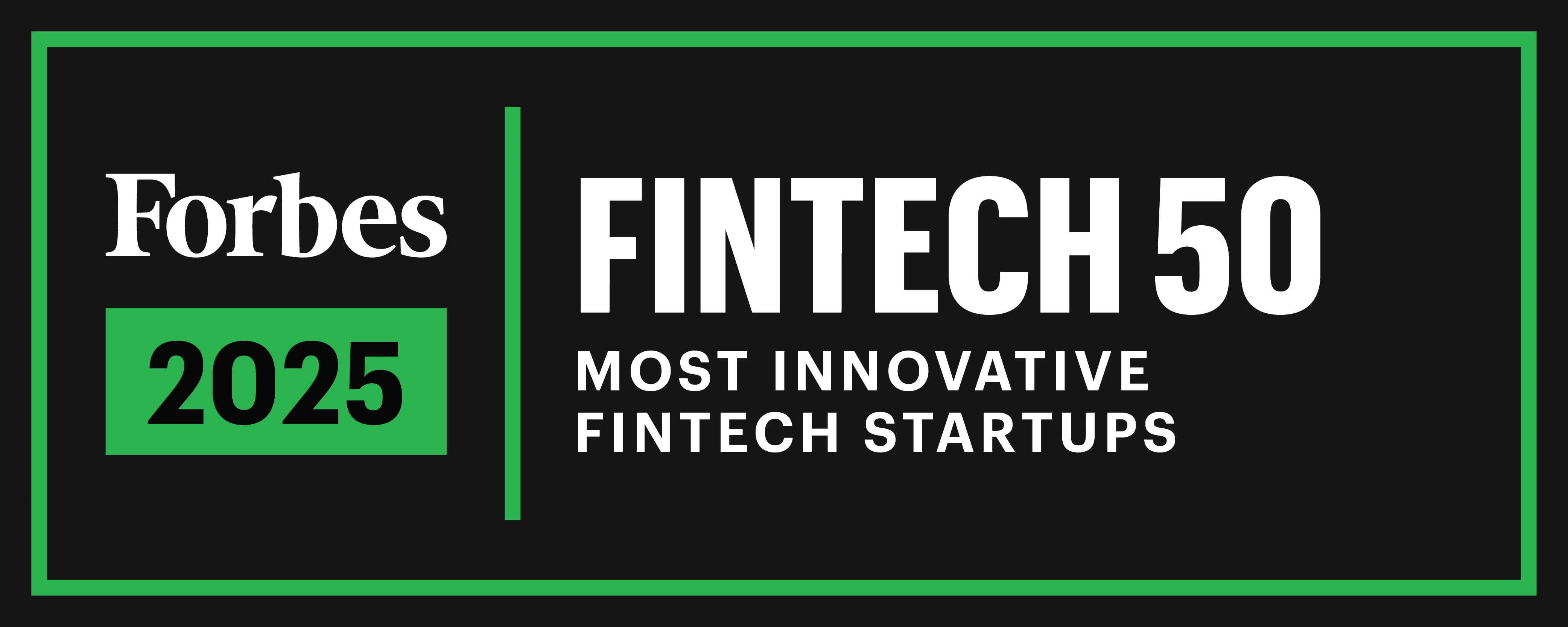 2025-Forbes-Fintech 50-Award Logo